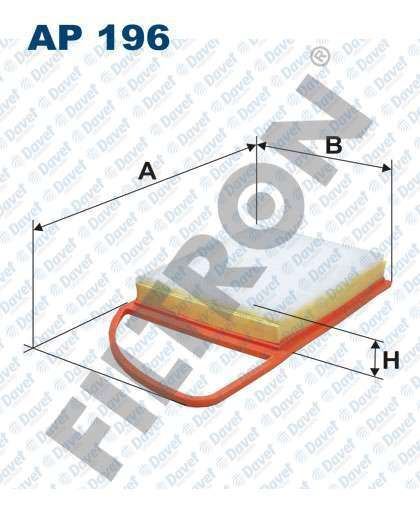 FILTRON AP196 Hava Filtresi P208-P308-3008-P508-5008-P207-Partner Tepe-Berlingo Iii-C3 Picasso-C3 Iii-Ds3-Ds5-C4